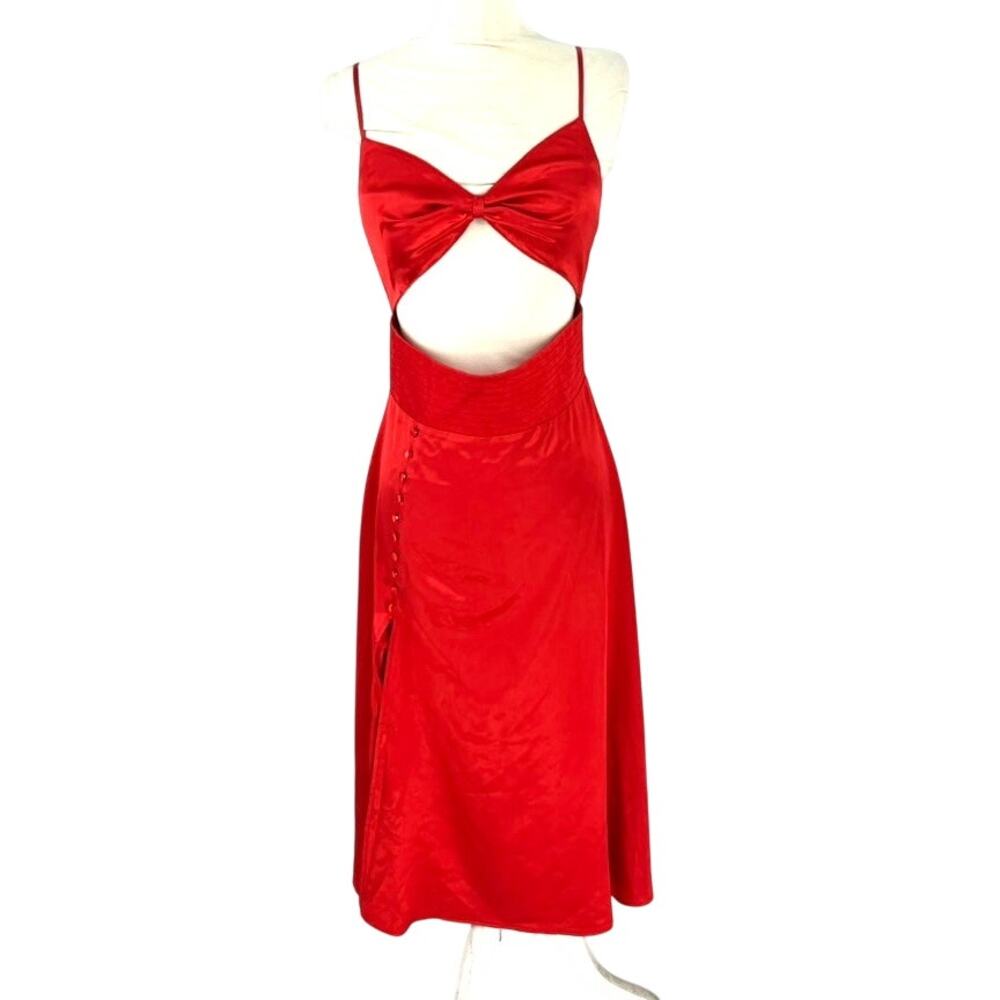 by egreis Red cut out dress small